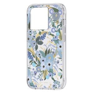 Rifle Paper Co. Blue Floral iPhone 14 Pro Case